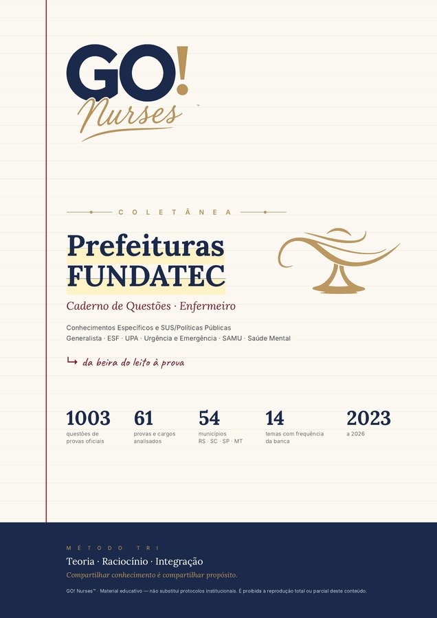 Capa: Coletânea Prefeituras – Enfermagem