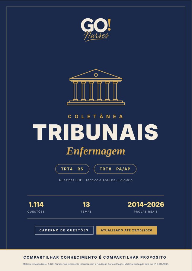 Capa: Coletânea Tribunais – Enfermagem
