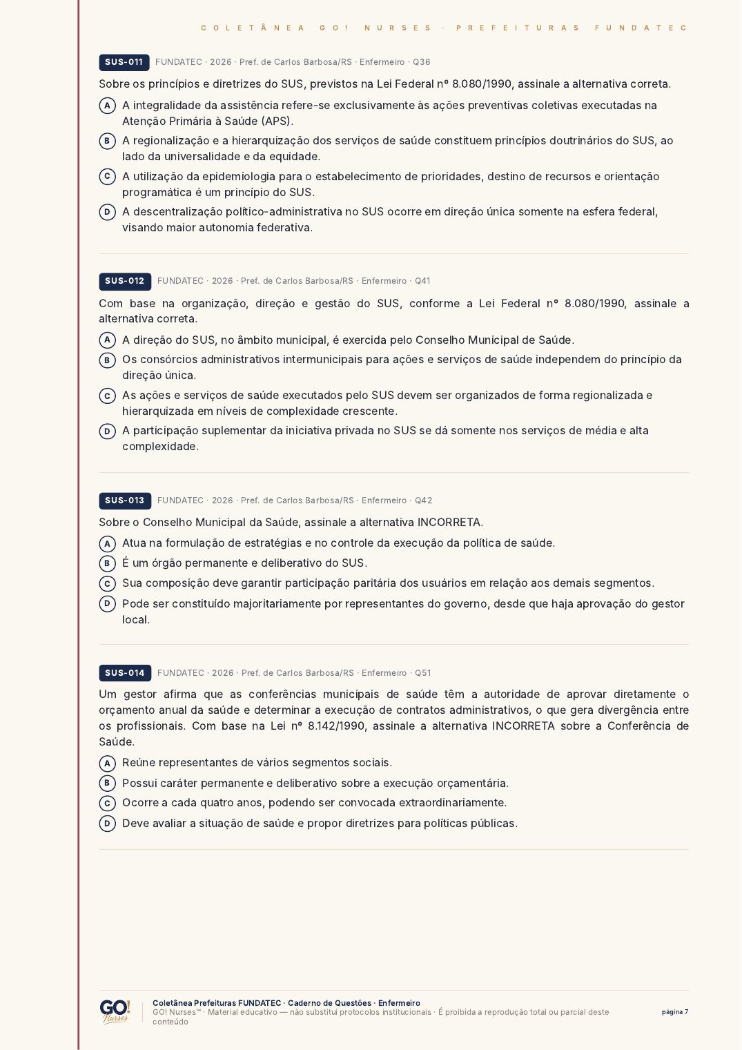Página do Questões · Prefeituras